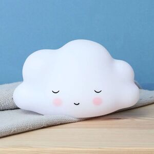 Lampara Pequeña Little Lovely Nube Color Blanco