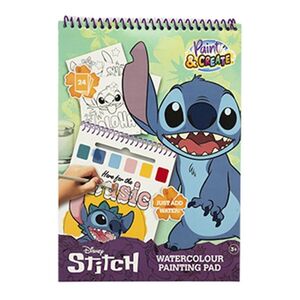 Libro de Dibujo Canenco Acuarelas Stitch