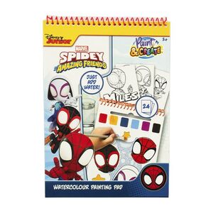Libro de Dibujo Canenco Acuarelas Spiderman