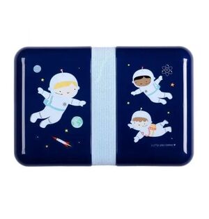 Fiambrera Little Lovely Astronautas con Stickers