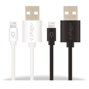 Cable Plugyu-Apple Lighting-1. 5A Blanco