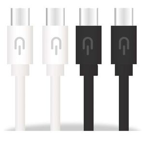 Cable Plugyu 1M-Usb Type-C-Usb Type-C-2A Negro