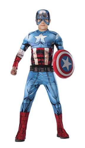 Disfraz Capitan America Avengers Premium Talla 8-10 Años