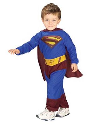 Disfraz Superman Preescolar Bebe Talla 6-18 Meses