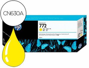 Ink-Jet Hp N. 772 Designjet Z5200 / Z5400 Amarillo 300 Ml