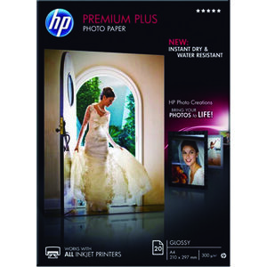 Papel Hp Premium Photo Paper A4 300G 20 Hojas