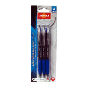 Bolígrafo Tinta Aceite Plus Office Ultraglide Azul Blíster /3 ud.