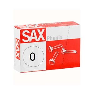 Encuadernadores Sax Nº 0 Caja 100 ud 11 mm