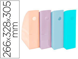 Revistero Exacompta Aquarel Mag-Cube Set de 4 Unidades Colores Pastel 266X328X305 mm