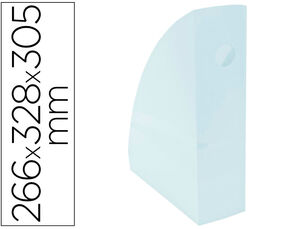 Revistero Exacompta Aquarel Mag-Cube Azul Pastel 266X328X305 mm