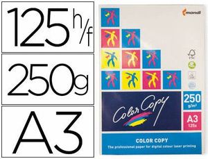 Papel Fotocopiadora Color Copy Din A3 250 Gramos Paquete de 125 Hojas
