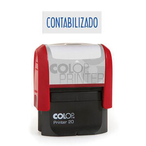 Sello Automático Colop Printer 20 contabilizado Azul