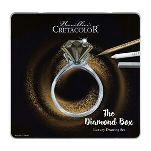 Estuche Metalico 15 Piezas Cretacolor The Diamond Box