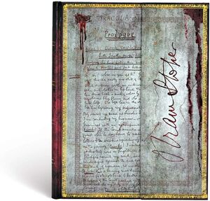 Cuaderno Paperblanks Rayado Ultra T/d Bram Stoker, Dracula. Coleccion Manuscritos Bellos