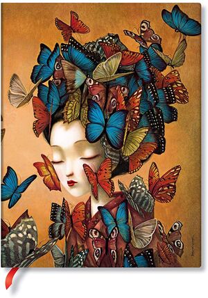 Cuaderno Paperblanks Liso Ultra T/b Flexi Madame Butterfly el Mágico Mundo de Lacombe