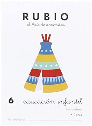 Cuaderno Rubio A5 Educacion Infantil Nº 6 los Indios