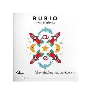 Cuaderno Rubio A4 Mandalas Niños +3 Años