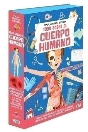 Puzle Sassi Manolito Books Todo Sobre el Cuerpo Humano 200 Piezas (+6 Años)