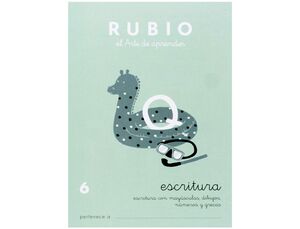 Cuaderno Rubio A5 Escritura Nº 6