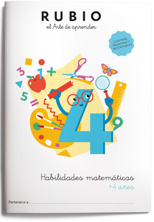 Cuaderno Rubio Habilidades Matematicas + 4 Años