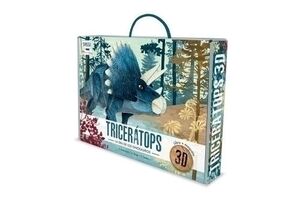 Puzle 3D y Libro Sassi Manolito Books Triceratops 3D 37 Piezas (+6 Años)