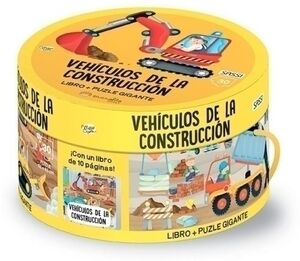 Puzle y Libro Sassi Manolito Books Vehiculos de la Construccion 30 Piezas (+3 Años)