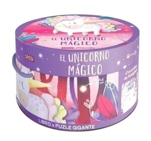 Puzle y Libro Sassi Manolito Books el Unicornio Magico 30 Piezas (+3 Años)