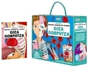 Puzle Sassi Manolito Books Giza Gorputza - Euskera 200 Piezas (+6 Años)