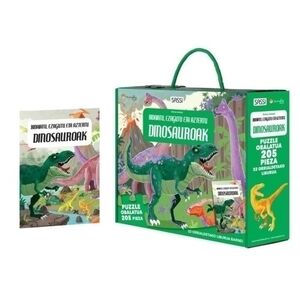 Puzle Sassi Manolito Books Dinosauroak - Euskera 205 Piezas (+6 Años)
