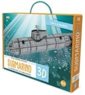 Puzle 3D y Libro Sassi Manolito Books Construye el Submarino 3D (+6 Años)