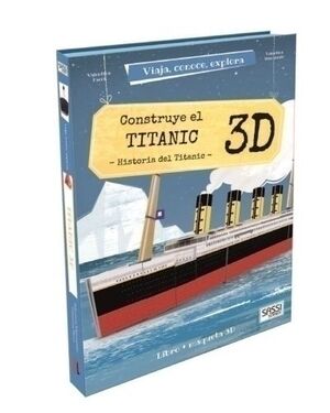 Puzle 3D y Libro Sassi Manolito Books Construye el Titanic 3D 26 Piezas (+6 Años)