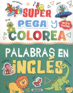Super Pega y Colorea Palabras en Ingles