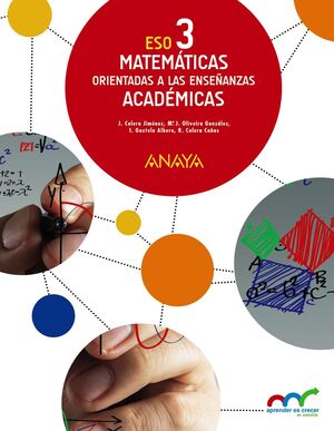 Matemáticas Orientadas a las Enseñanzas Académicas 3.