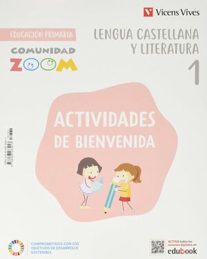 Lengua Castellana 1º Primaria. Trimestral. + Actividades Bienvenida. Comunidad Zoo