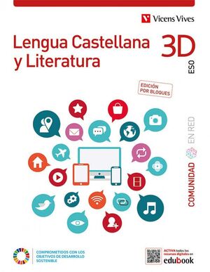 Lengua Castellana 3ºEso Bloques. Cuaderno Diversidad. Comunidad en Red 2022