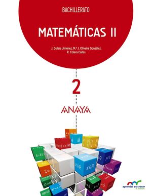 Matematicas Ii 2º. bach Naturales Aprender Crecer