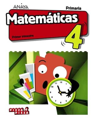 Matemáticas 4ºPrimaria. Pieza a Pieza. 2019