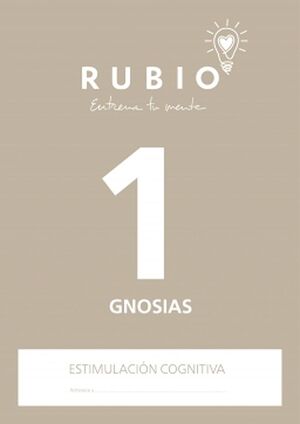 Cuaderno Rubio A4 Estimulacion Cognitiva Gnosias Nº 1