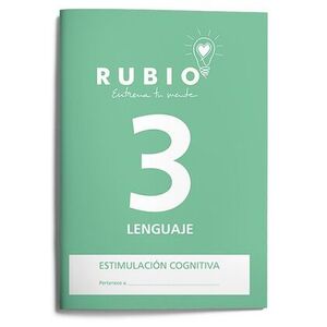 Cuaderno Rubio A4 Estimulacion Cognitiva Lenguaje Nº 3
