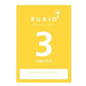 Cuaderno Rubio A4 Estimulacion Cognitiva Calculo 3