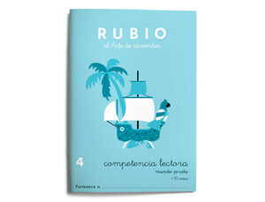 Cuaderno Rubio Competencia Lectora 4 Mundo Pirata
