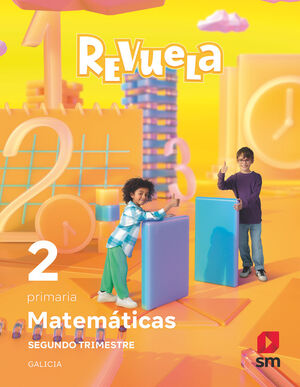 Matemáticas. 2 Primaria. Trimestres. Revuela. Galicia