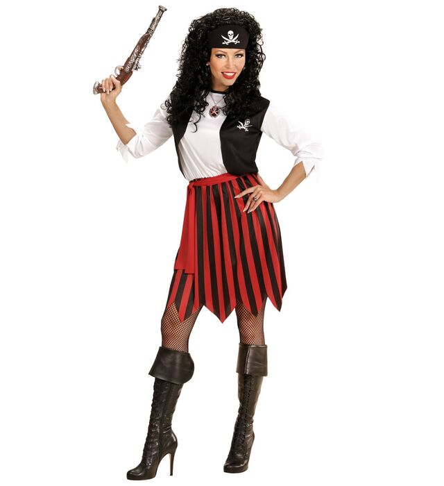 Widmann Costume Pirata Fantasma Per Bambini – Taglia 104 Cm – 2 Pezzi Con Sciarpa Teschio - 4